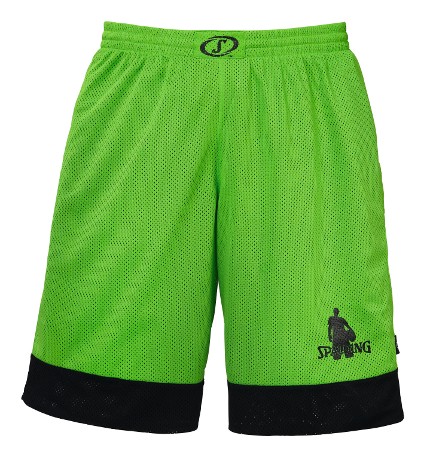 ESSENTIAL REVERSIBLE Short Vert Pomme / Noir
