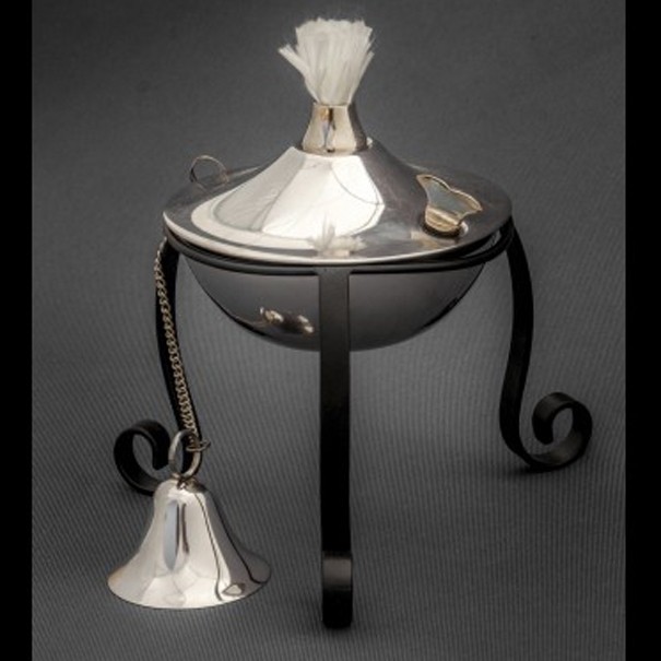 Oil lamp GORA silver