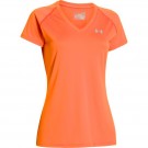 UA TECH SHORTSLEEVE T orange (face)