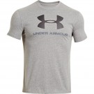 UA SPORTSTYLE LOGO V TRI-BLEND T-shirt gris (face)