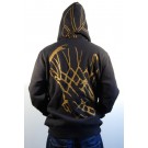 RADIENT FULL ZIP Hoody Noir Or