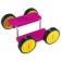 Acrobatique 4 roues fushia (PEDAL GO)