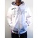 RADIENT FULL ZIP Hoody Blanc Argent