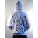 RADIENT FULL ZIP Hoody Blanc Argent