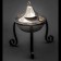 Oil lamp GORA silver