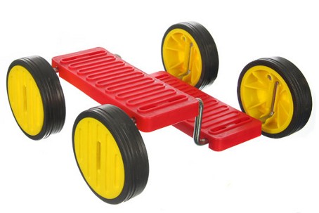 Acrobatique 4 roues rouge (PEDAL GO)