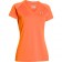 UA TECH SHORTSLEEVE T orange (face)