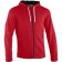 EU CHARGED COTTON STORM TRANSIT FZ Hoody rouge (face)