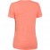 UA CHARGED COTTON BIG LOGO V-NECK T orange (face)