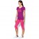UA CHARGED COTTON LINEAR WORDMARK STADIUM T-shirt violet (3/4)