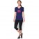 UA CHARGED COTTON TRI-BLEND WORDMARK V-NECK T-shirt violet (face)