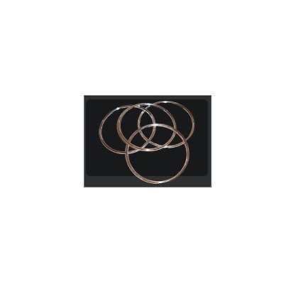 4 anneaux en métal (Ø 11,5cm)