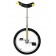 Monocycle LUXUS 20'' - 50 cm (QU-AX) argent