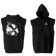 CROSSOVER Hoody W/O Sleeves Noir vue des 2 faces