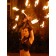 Paire d'éventail de feu GORA 5 branches