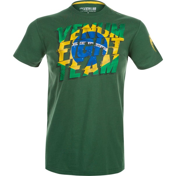 T-shirt VENUM "BRAZILIAN FLAG" vert (face)