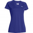 UA TECH SHORTSLEEVE T bleu