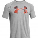 UA CORE LOGO GRAPHIC T-shirt gris (face)