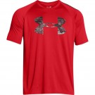 UA CORE LOGO GRAPHIC T-shirt rouge (face)