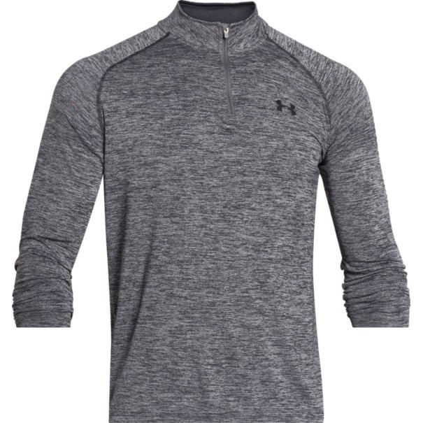 T-Shirt manches longues UA Tech™ avec ¼ zip Gris (devant)