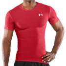 HEATGEAR COMPRESSION Tee Manches Courtes rouge face