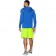 LONG SLEEVE TECH FOUL ZIP Hoody bleu (dos)